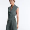 Modal Blend Sleeveless Crossover T-Shirt Modal Blend Sleeveless Crossover T-Shirt