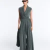 Modal Blend Sleeveless Crossover T-Shirt Modal Blend Sleeveless Crossover T-Shirt