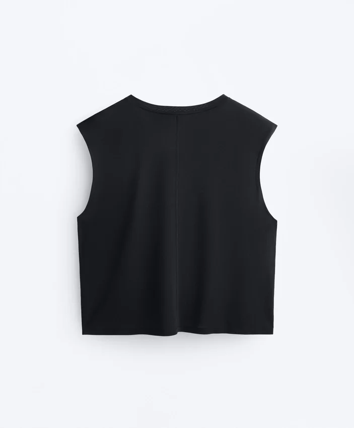 Modal Blend Sleeveless T-Shirt Modal Blend Sleeveless T-Shirt