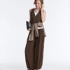Modal Blend Crossover Sleeveless T-Shirt Modal Blend Crossover Sleeveless T-Shirt