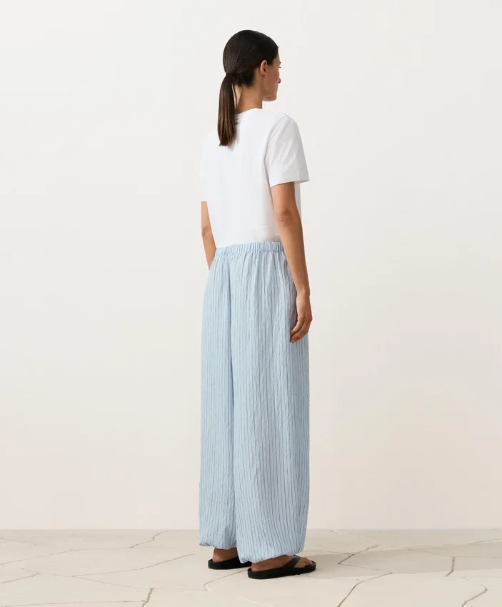 Modal Blend Striped Bloomer Trousers Modal Blend Striped Bloomer Trousers