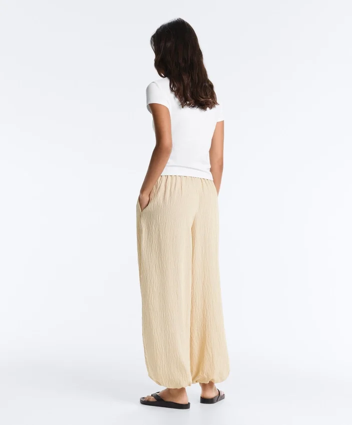 Modal Blend Striped Bloomer Trousers Modal Blend Striped Bloomer Trousers