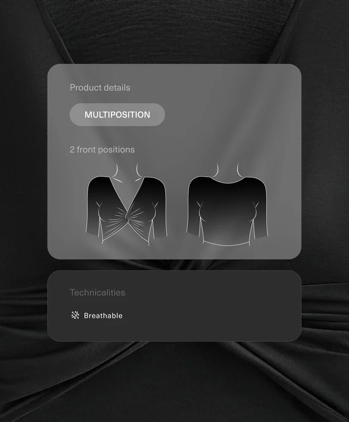 Multi-Position Long Sleeve Knotted Lyocell Blend T-Shirt Multi-Position Long Sleeve Knotted Lyocell Blend T-Shirt