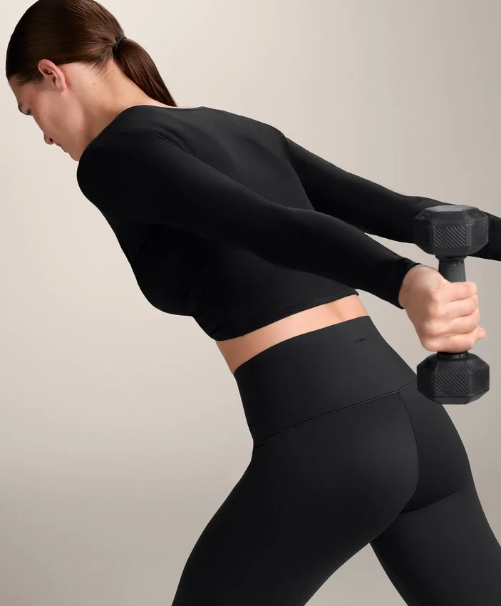 Multi-Position Long Sleeve Knotted Lyocell Blend T-Shirt Multi-Position Long Sleeve Knotted Lyocell Blend T-Shirt