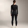 Multi-Position Long Sleeve Knotted Lyocell Blend T-Shirt Multi-Position Long Sleeve Knotted Lyocell Blend T-Shirt