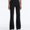 Neoprene-Effect High-Rise Flare Trousers Neoprene-Effect High-Rise Flare Trousers