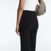 Neoprene-Effect High-Rise Flare Trousers Neoprene-Effect High-Rise Flare Trousers