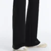 Neoprene-Effect High-Rise Flare Trousers Neoprene-Effect High-Rise Flare Trousers