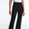 Neoprene-Effect High-Rise Flare Trousers Neoprene-Effect High-Rise Flare Trousers