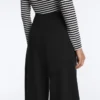 Neoprene Effect High Rise Wide-Leg Trousers Neoprene Effect High Rise Wide-Leg Trousers