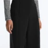 Neoprene Effect High Rise Wide-Leg Trousers Neoprene Effect High Rise Wide-Leg Trousers