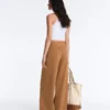 Neoprene Effect High Rise Wide-Leg Trousers Neoprene Effect High Rise Wide-Leg Trousers