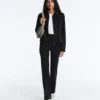 Neoprene-Effect High-Rise Flare Trousers Neoprene-Effect High-Rise Flare Trousers