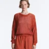 Open Knit Rib Jumper Open Knit Rib Jumper