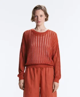 Open Knit Rib Jumper Open Knit Rib Jumper