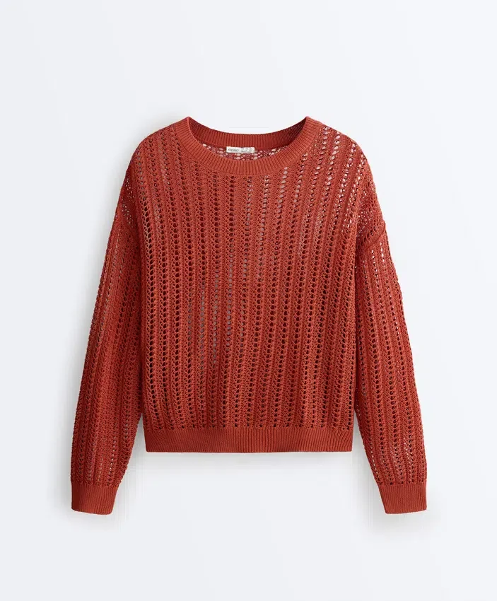 Open Knit Rib Jumper Open Knit Rib Jumper