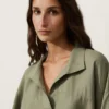Oversize 100% Linen Short-Sleeved Shirt