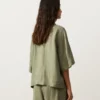 Oversize 100% Linen Short-Sleeved Shirt
