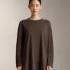 Oversize Cotton Blend Long-Sleeve T-Shirt Oversize Cotton Blend Long-Sleeve T-Shirt