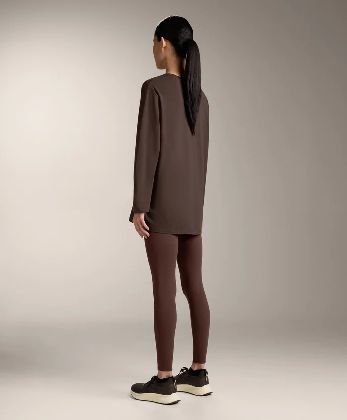 Oversize Cotton Blend Long-Sleeve T-Shirt Oversize Cotton Blend Long-Sleeve T-Shirt