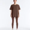 Oversize Cotton-Blend Short-Sleeved T-Shirt Oversize Cotton-Blend Short-Sleeved T-Shirt
