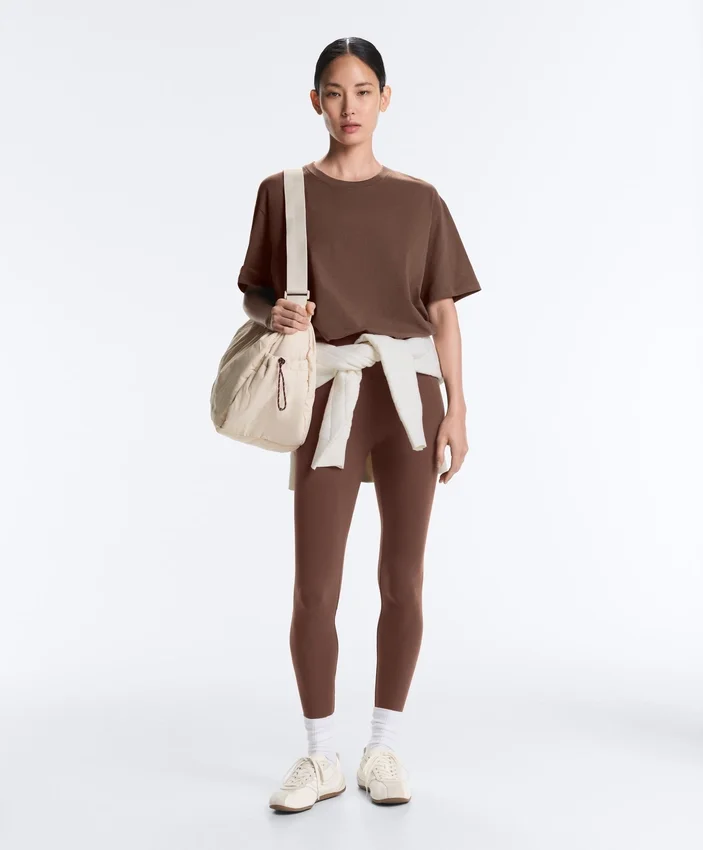 Oversize Cotton-Blend Short-Sleeved T-Shirt Oversize Cotton-Blend Short-Sleeved T-Shirt