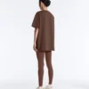 Oversize Cotton-Blend Short-Sleeved T-Shirt Oversize Cotton-Blend Short-Sleeved T-Shirt