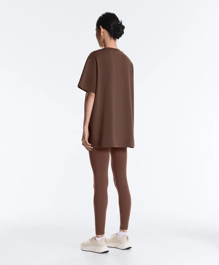 Oversize Cotton-Blend Short-Sleeved T-Shirt Oversize Cotton-Blend Short-Sleeved T-Shirt