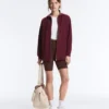 Oversize Cotton Piqué Hooded Jacket Oversize Cotton Piqué Hooded Jacket