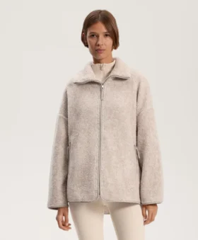 Oversize Faux-Shearling Jacket