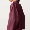 Oversize Long-Sleeve 100% Linen Polo Shirt Oversize Long-Sleeve 100% Linen Polo Shirt