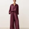 100% Linen Wide-Leg Trousers 100% Linen Wide-Leg Trousers