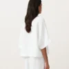 Oversized Short Sleeve 100% Linen Shirt