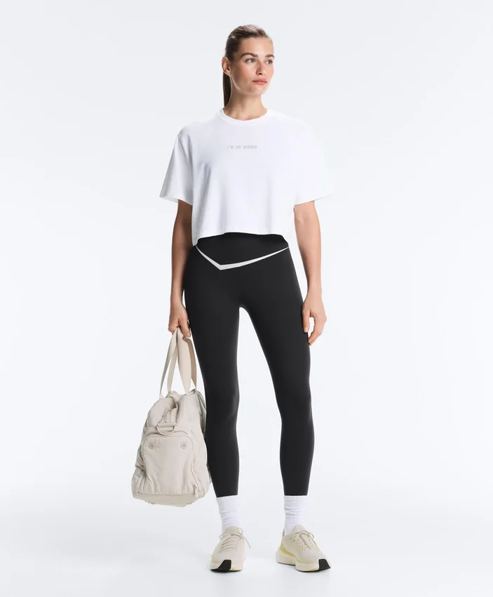 Perfect-Adapt High Rise Ankle-Length Leggings with Contrast Detail Perfect-Adapt High Rise Ankle-Length Leggings with Contrast Detail