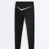 Perfect-Adapt High Rise Ankle-Length Leggings with Contrast Detail Perfect-Adapt High Rise Ankle-Length Leggings with Contrast Detail