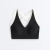 Perfect-Adapt Medium-Support Contrast Sports Bra
