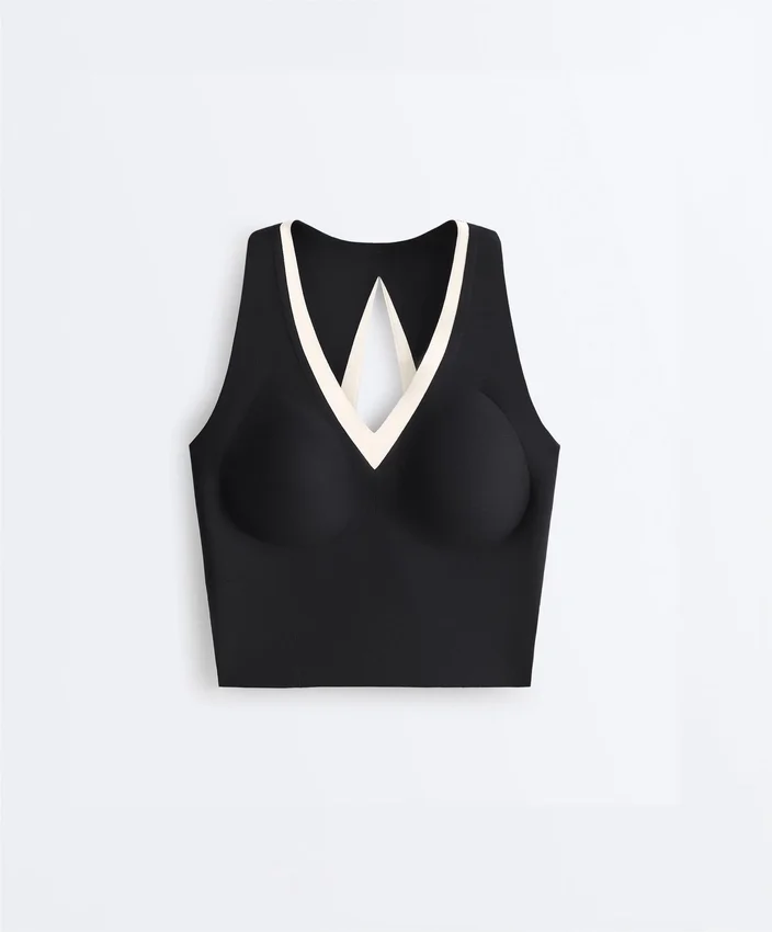 Perfect-Adapt Sleeveless Contrast Tank Top Perfect-Adapt Sleeveless Contrast Tank Top