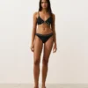Piping Triangle Bikini Top with Ties Piping Triangle Bikini Top with Ties