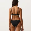 Piping Triangle Bikini Top with Ties Piping Triangle Bikini Top with Ties