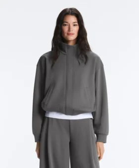 Piqué Jacket with Cotton