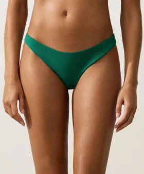 Piqué Medium-Coverage U-Cut Bikini Briefs
