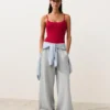 Piqué Round Neck Swimsuit Piqué Round Neck Swimsuit