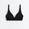 Piqué Tie-Back Halterneck Bikini Top Piqué Tie-Back Halterneck Bikini Top