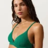 Piqué Triangle Bikini Top Piqué Triangle Bikini Top