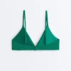 Piqué Triangle Bikini Top Piqué Triangle Bikini Top