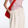 Pleated 100% Cotton Tapered Trousers Pleated 100% Cotton Tapered Trousers