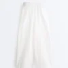 Pleated 100% Cotton Tapered Trousers Pleated 100% Cotton Tapered Trousers