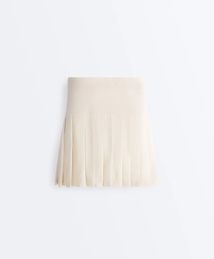 Pleated High-Rise Seamless Short Skirt Pleated High-Rise Seamless Short Skirt