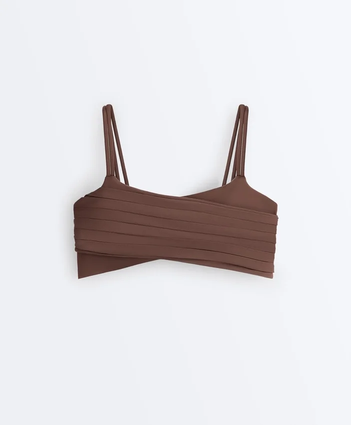 Pleated Medium-Support Comfortlux Sports Bra Pleated Medium-Support Comfortlux Sports Bra