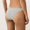 Polka Dot Jacquard U-Cut Medium-Coverage Bikini Briefs Polka Dot Jacquard U-Cut Medium-Coverage Bikini Briefs
